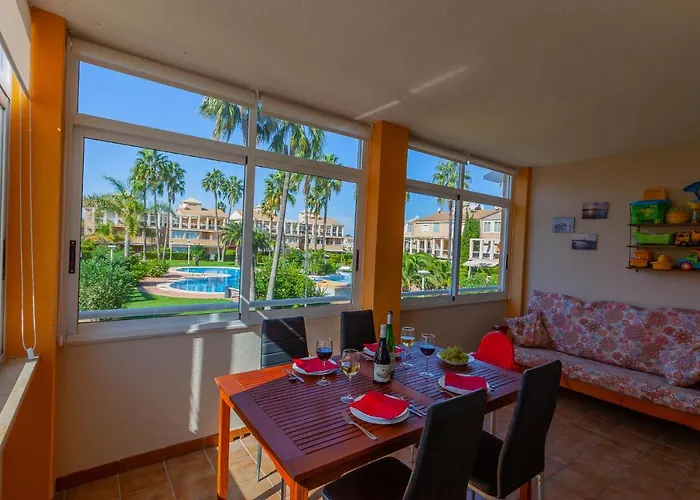 Apartamento Playa Con Piscina Y Terraza En Urbanizacion De Lujo